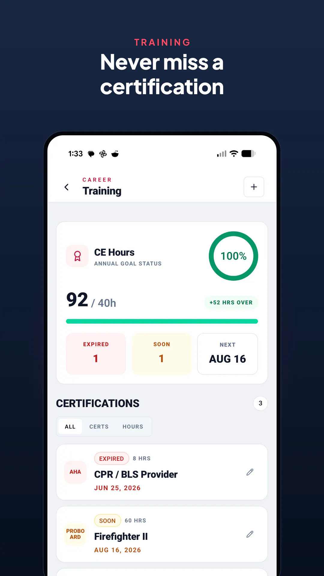 RescueShift screenshot