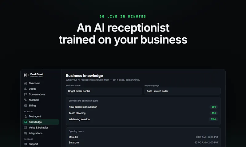 DeskGreet screenshot 5