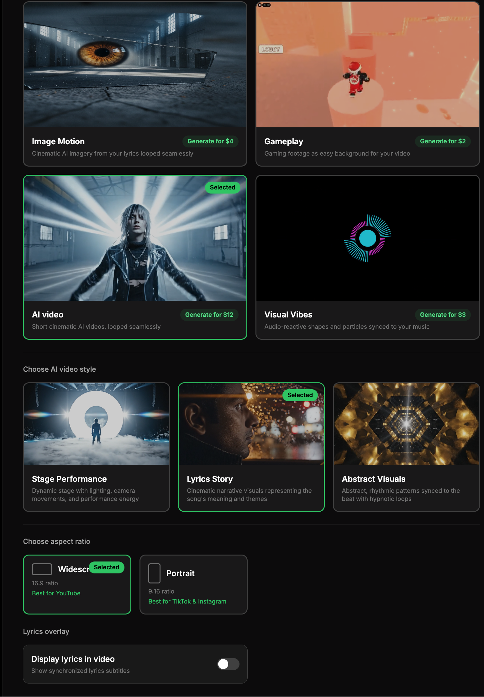 Music Video Generator gallery image