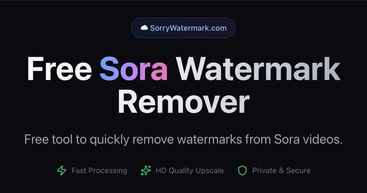 Sora Watermark Remover gallery image