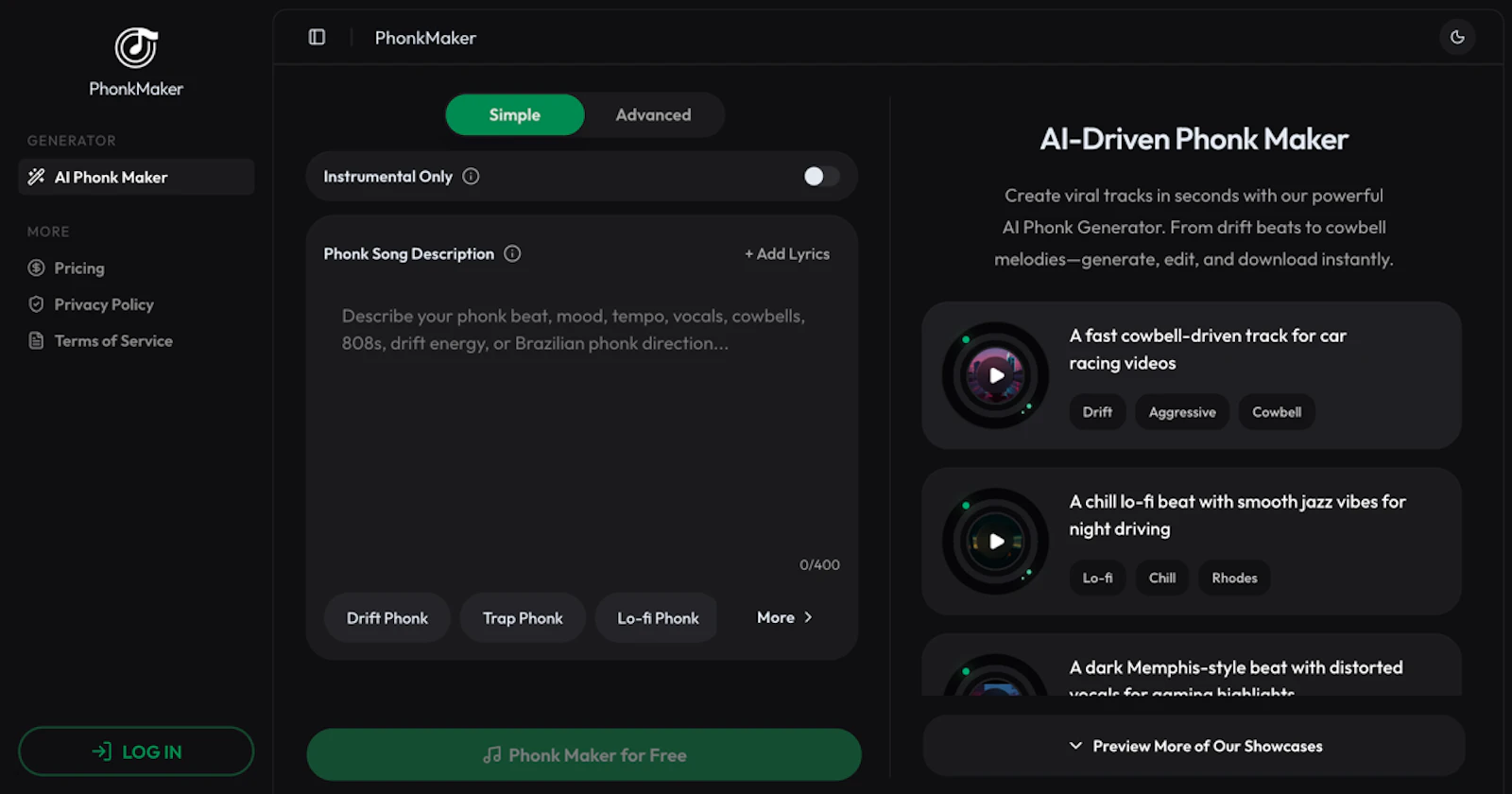 PhonkMaker screenshot 1