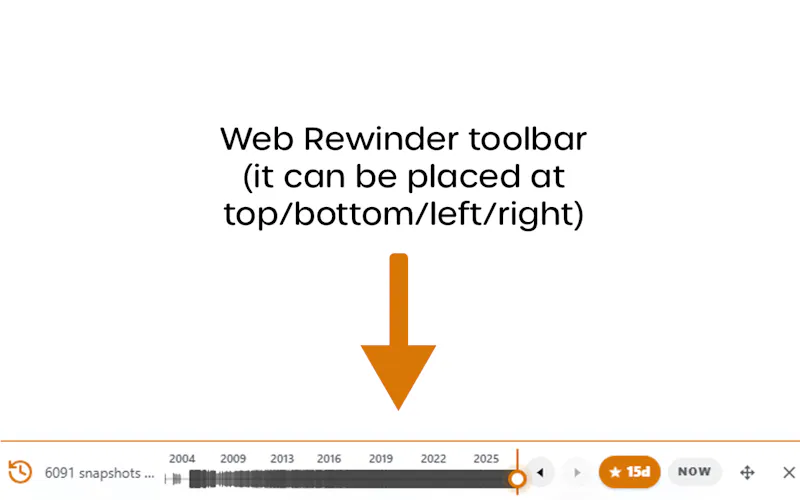 Web Rewinder screenshot 2