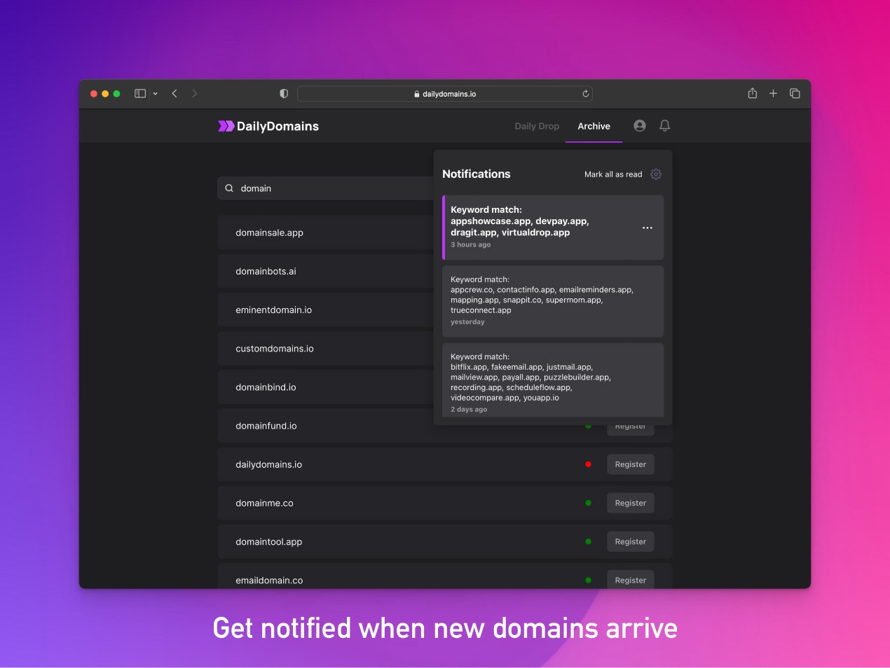 dailydomains.io gallery image