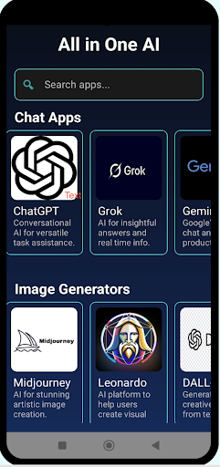 All in One AI - Screenshot 2 showing product features and functionality