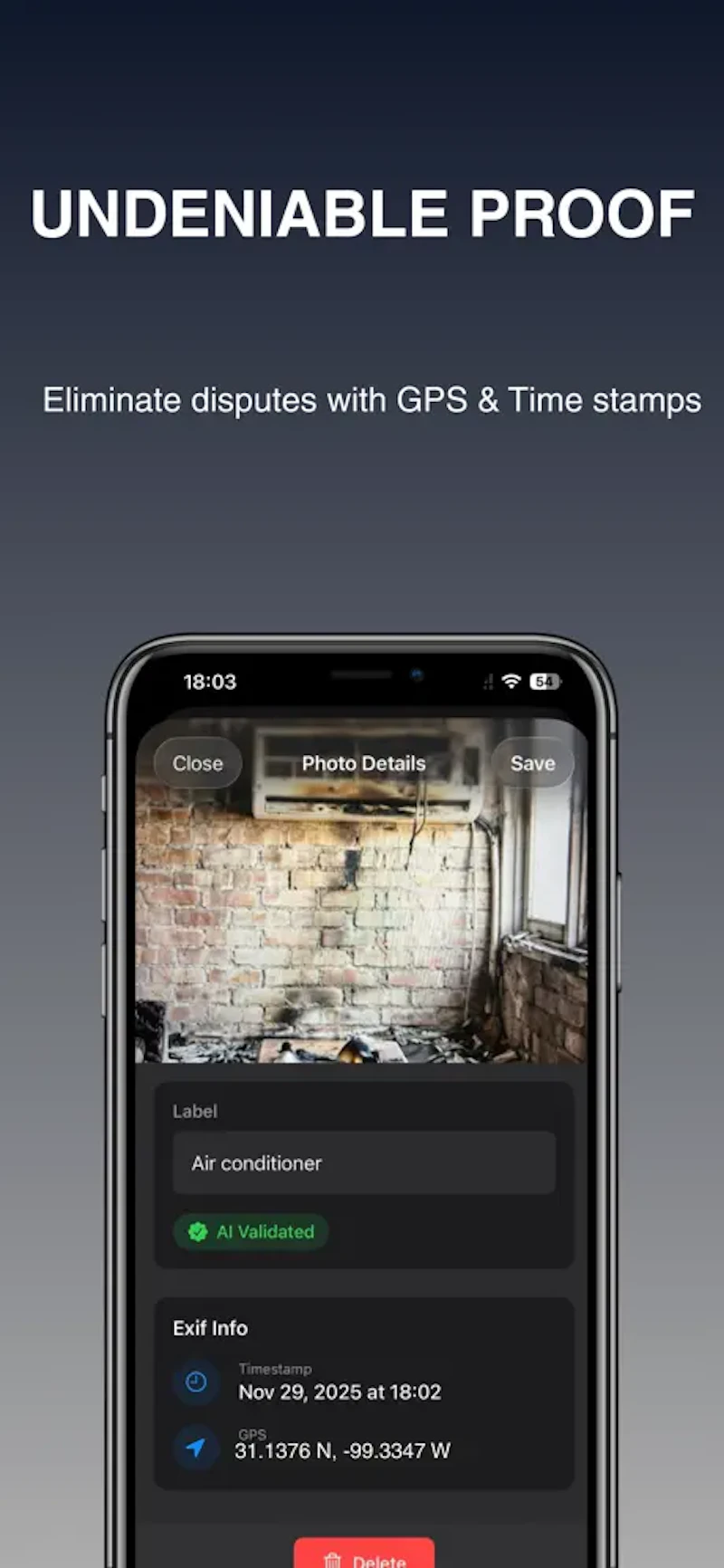 https://claimcam.app/ screenshot 3
