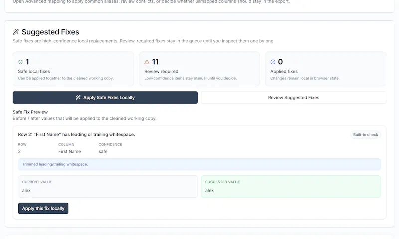 ReadyCSV screenshot 3