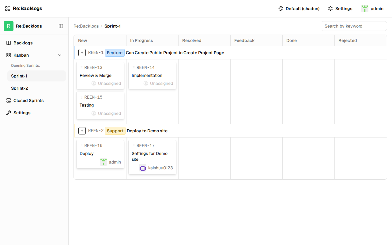 Re:Backlogs gallery image