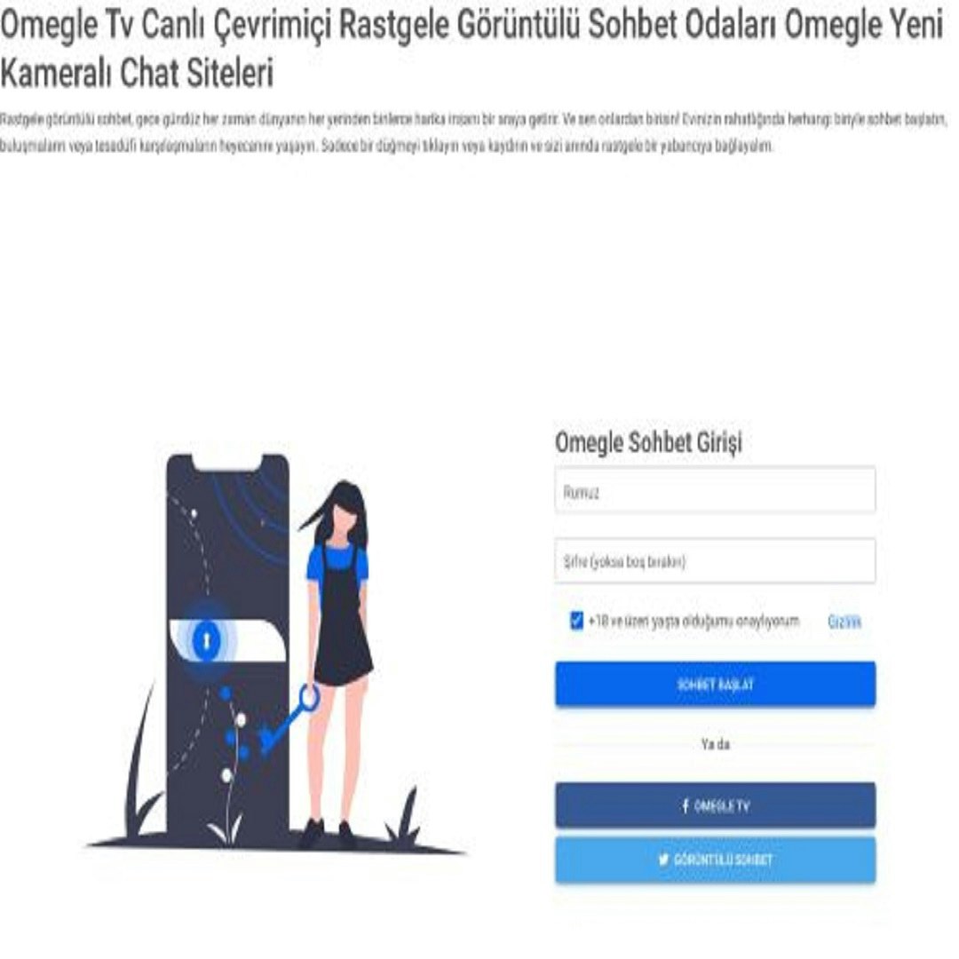 Omegle Tv Rastgele Görüntülü Görüşme