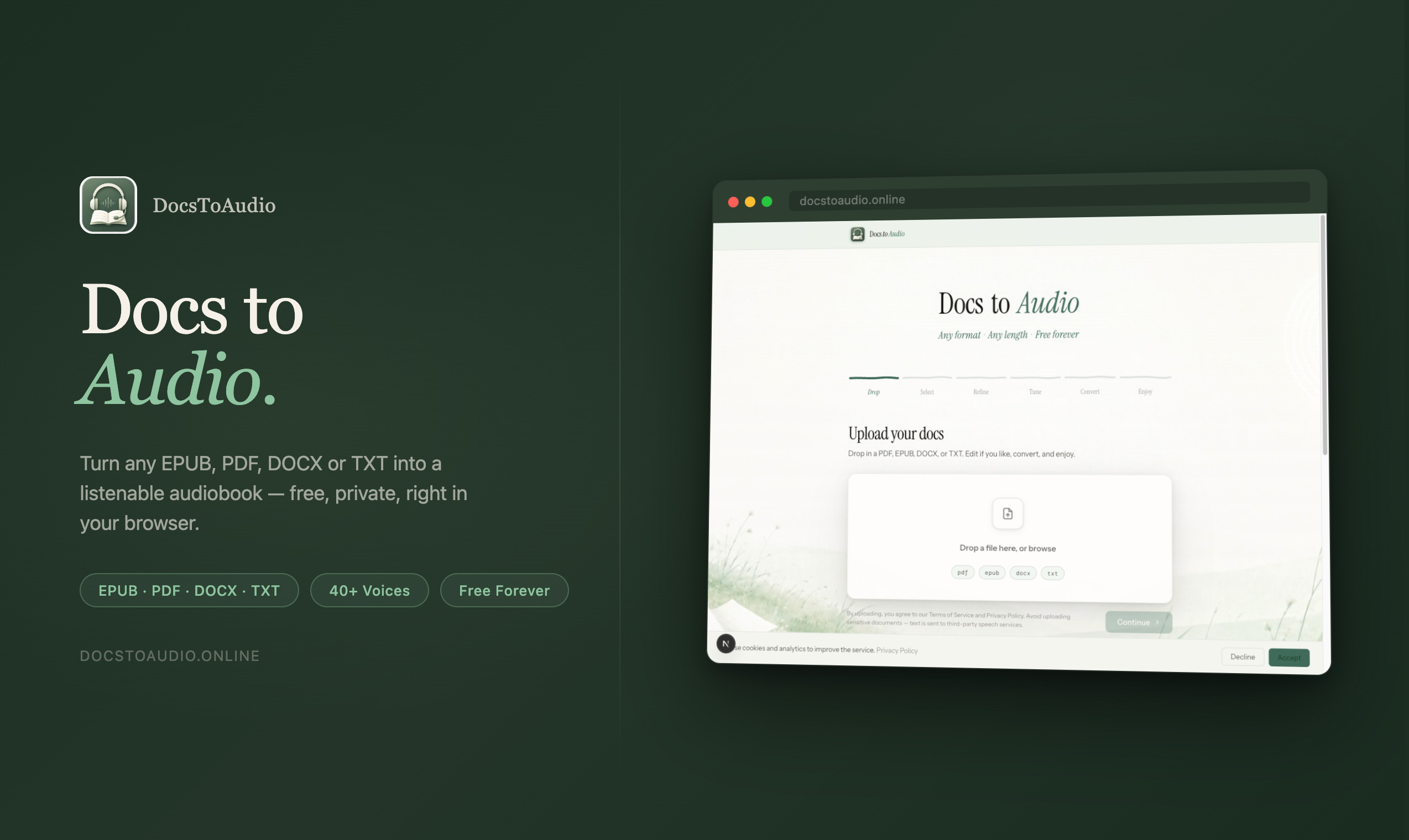 DocsToAudio gallery image