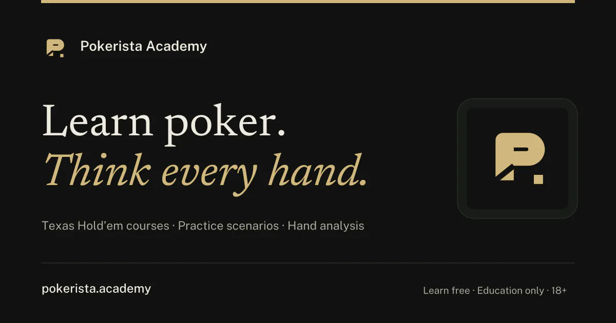 Pokerista Academy gallery image