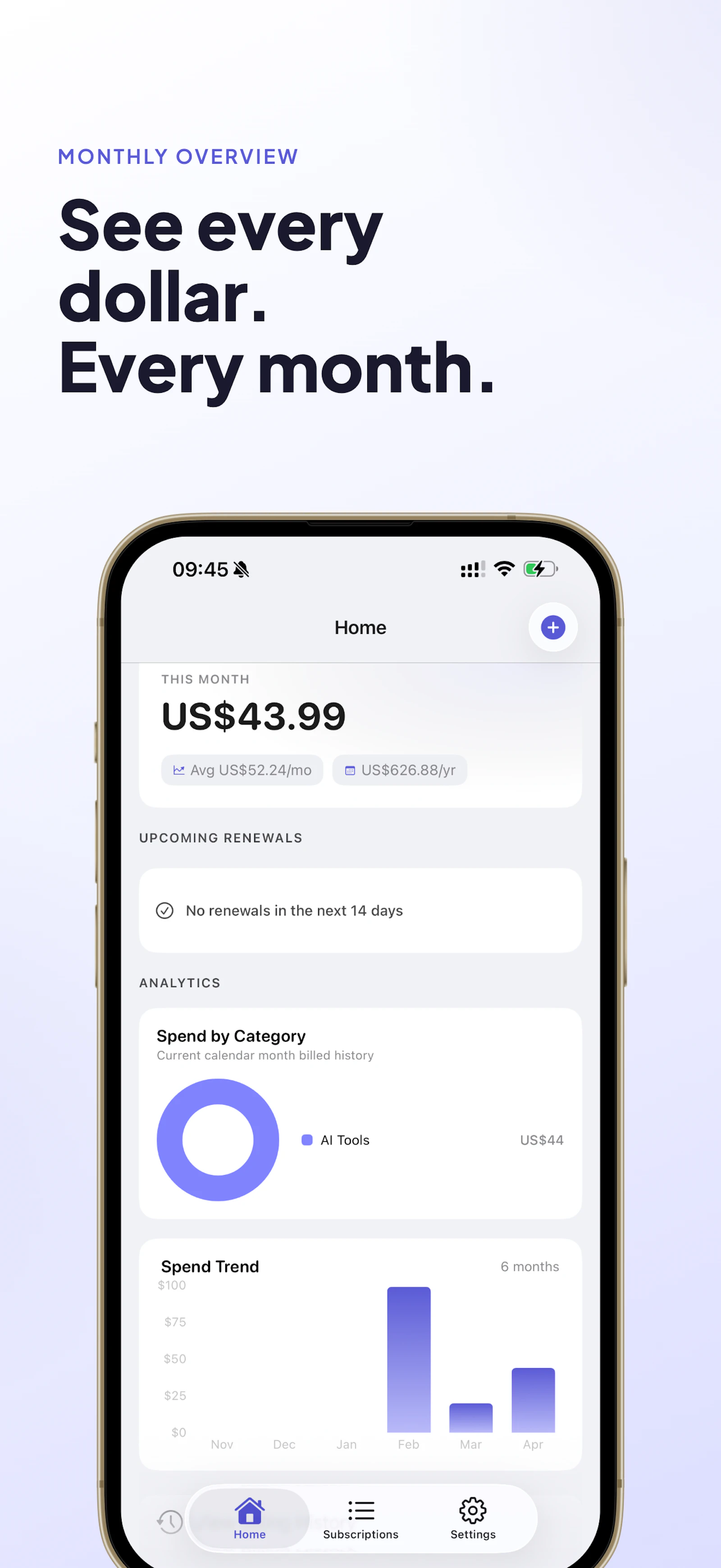 DueSight – Private Subscription Tracker screenshot 4