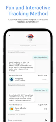 Rolly: AI Money Tracker