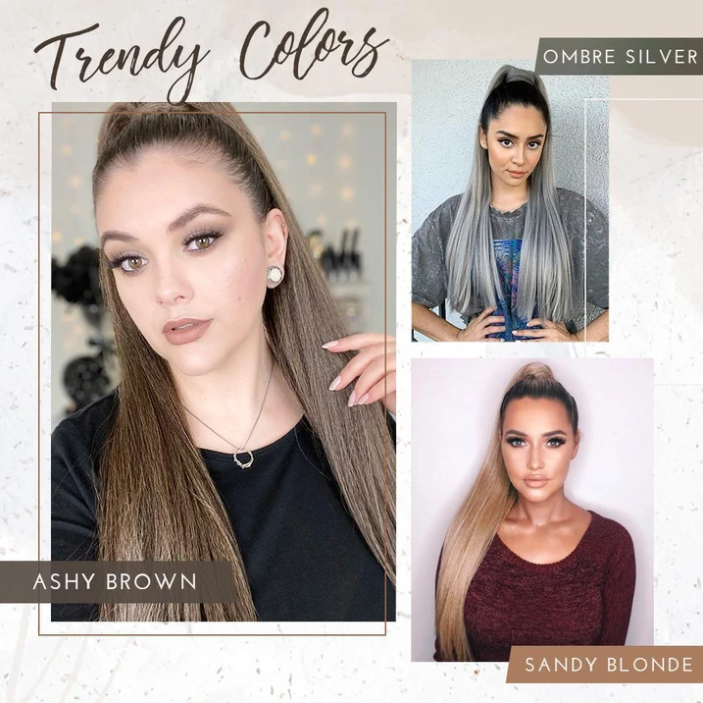 Clip-in Voluminous Ponytail Extension gallery image