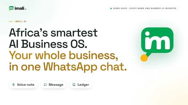 Imali AI screenshot 1 (video preview)