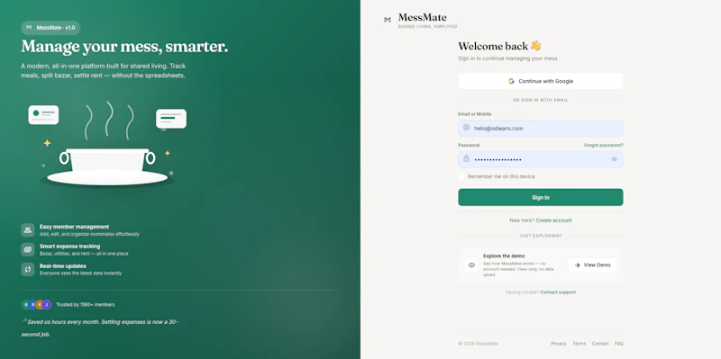 MessMate – Mess & Shared Living Manager screenshot 3
