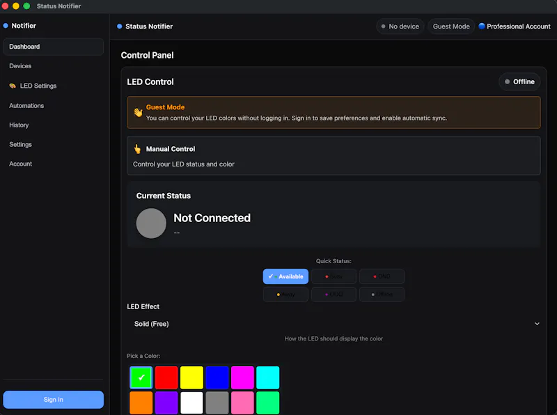 Status Notifier screenshot 6