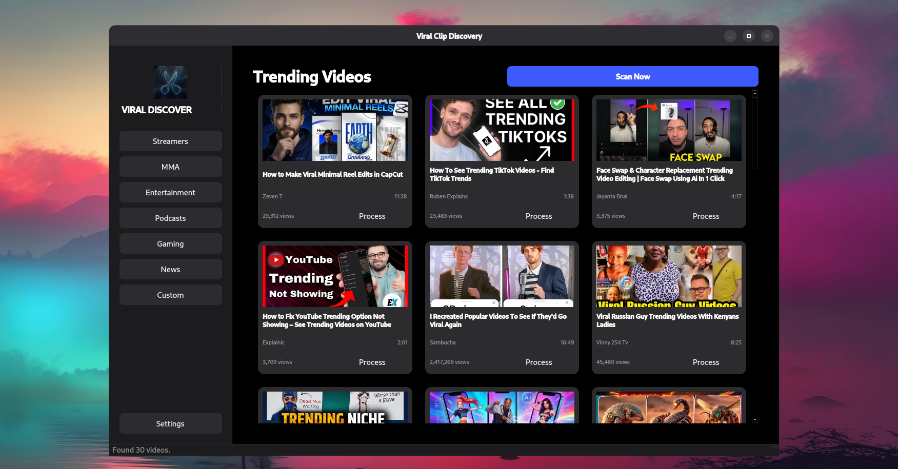 Viral Clip Discovery gallery image