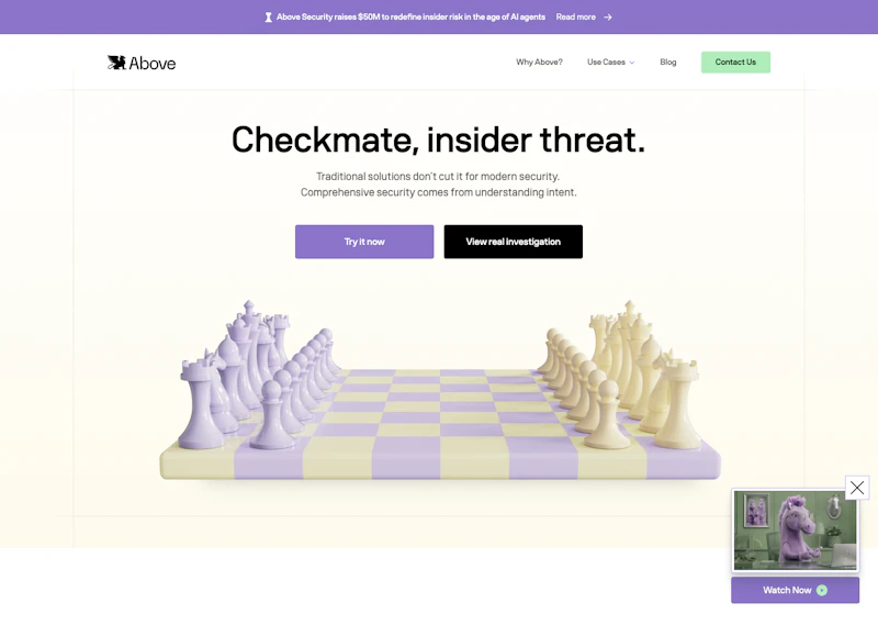 Above Security screenshot 1