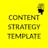 Content Strategy Template for 2020