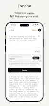 Retone — AI Text Rewriter gallery image
