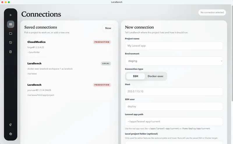 LaraBench screenshot 5