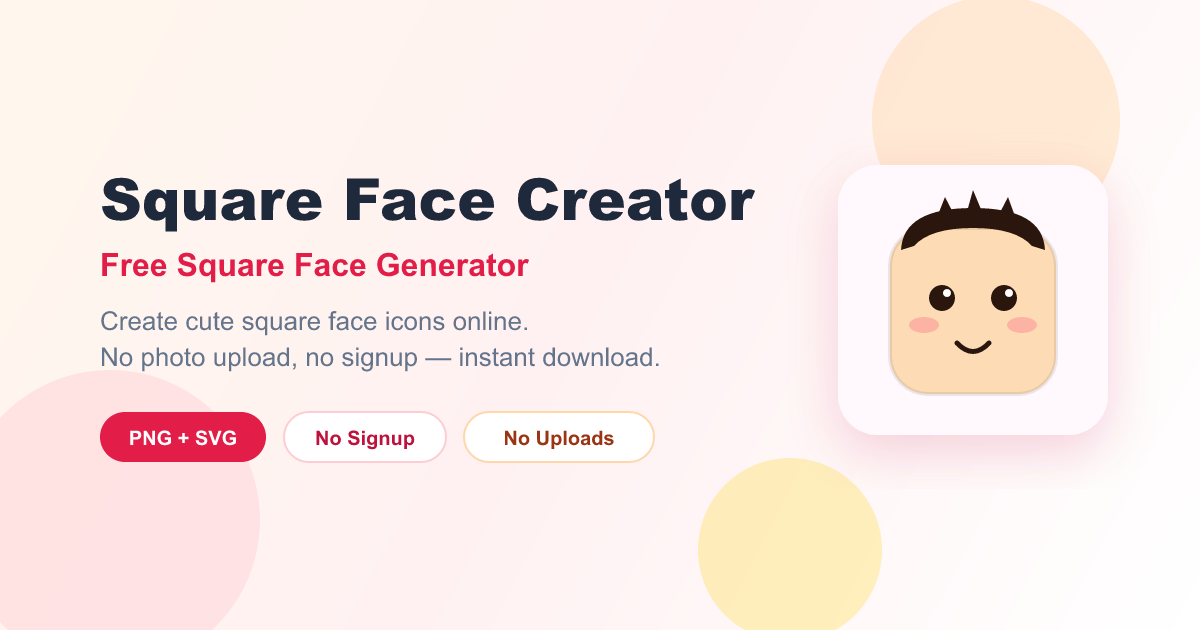 Square Face Creator gallery image
