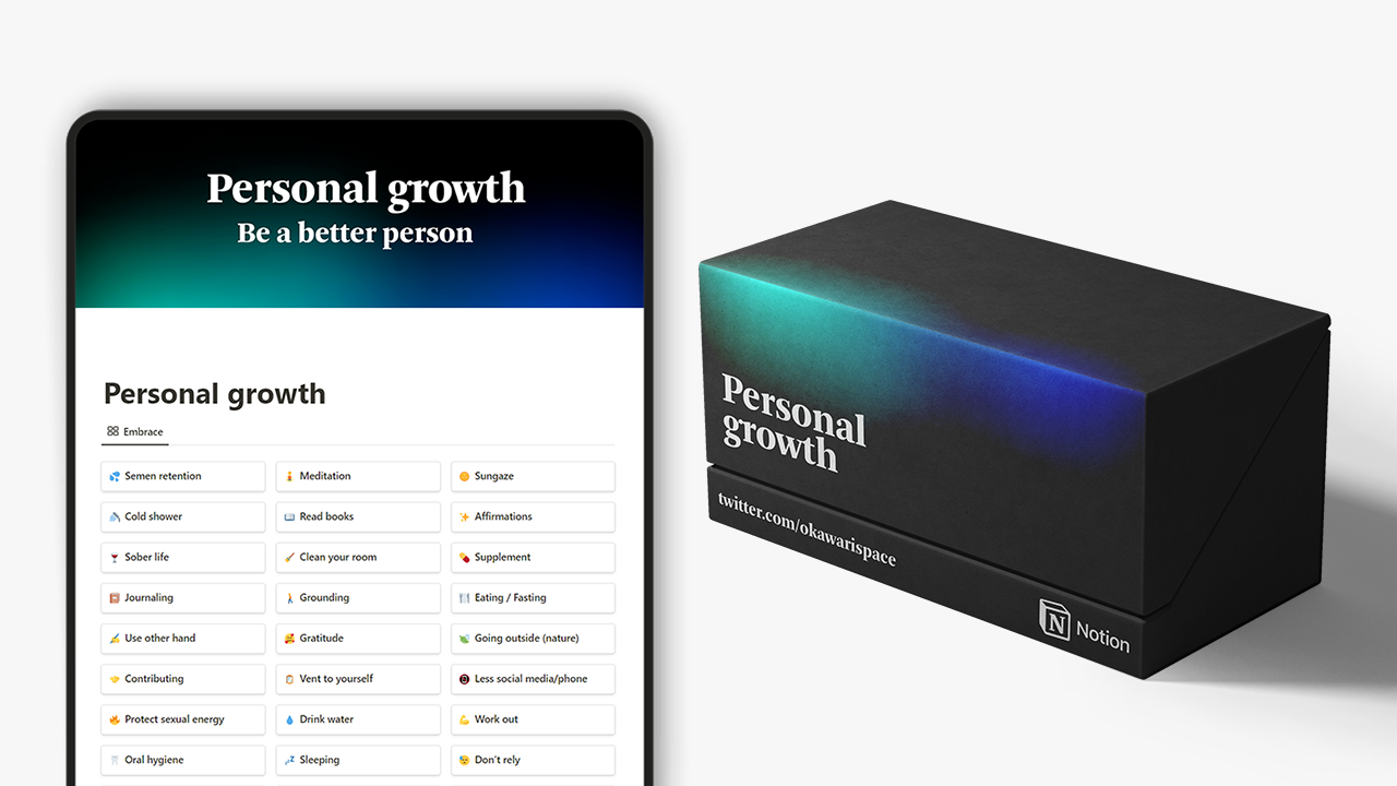 Personal Growth | Notion Template - Product Information, Latest Updates ...