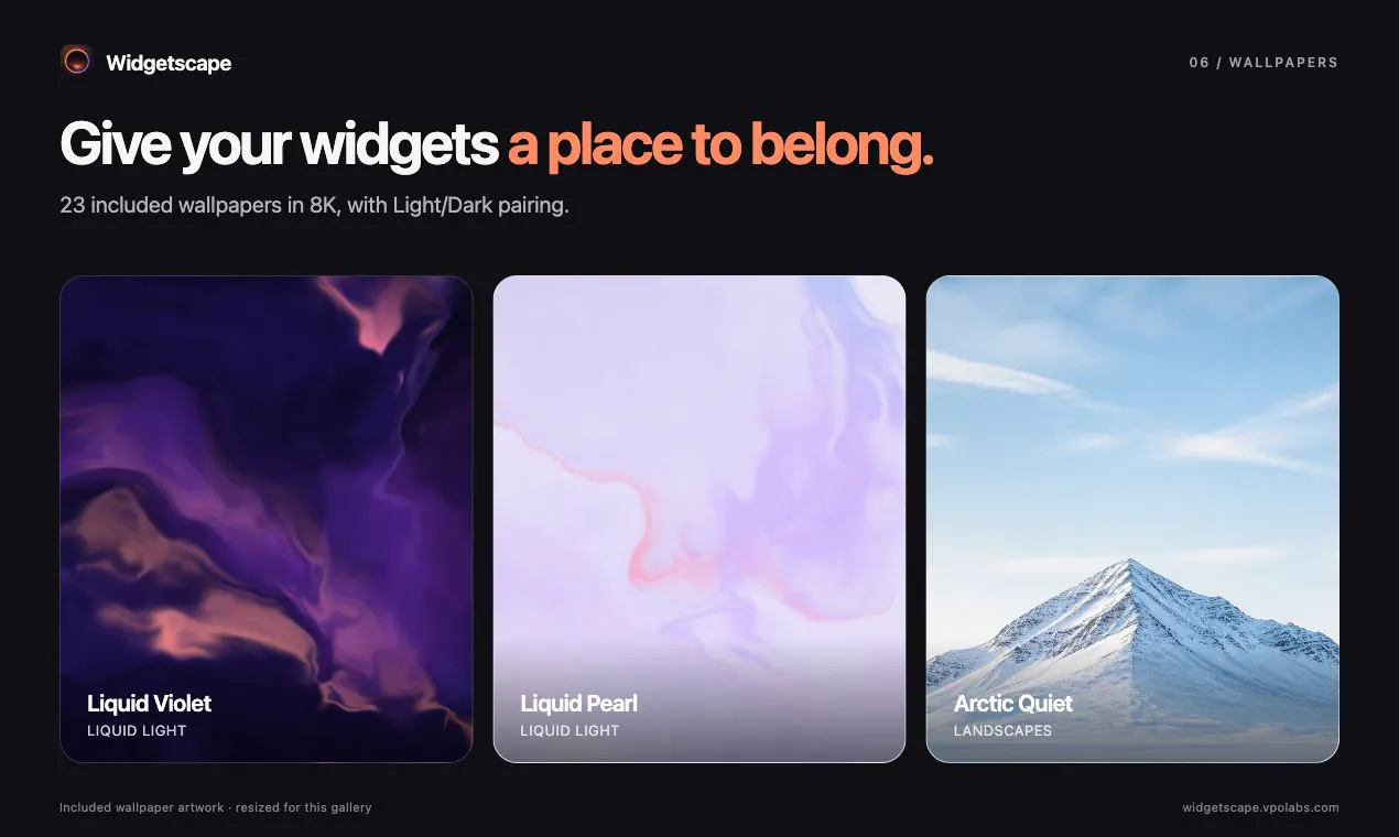 Widgetscape gallery image