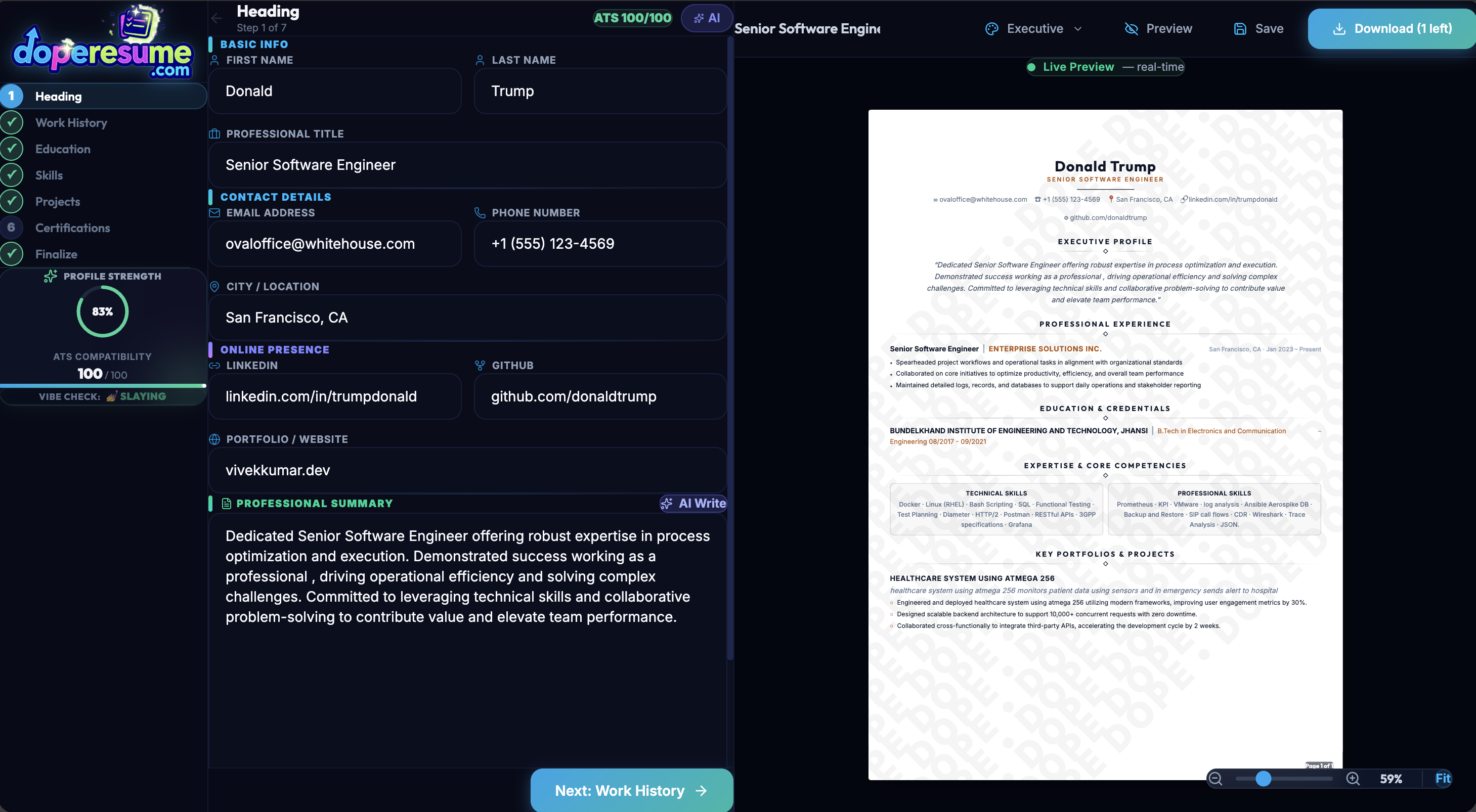 AI Resume Builder  gallery image