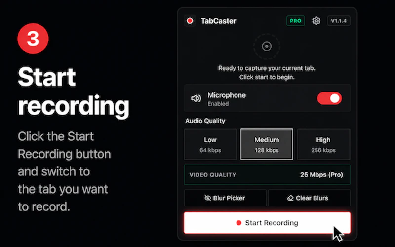 TabCaster Screen Recorder screenshot 4