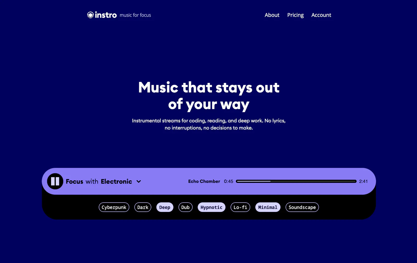 Instro screenshot 2