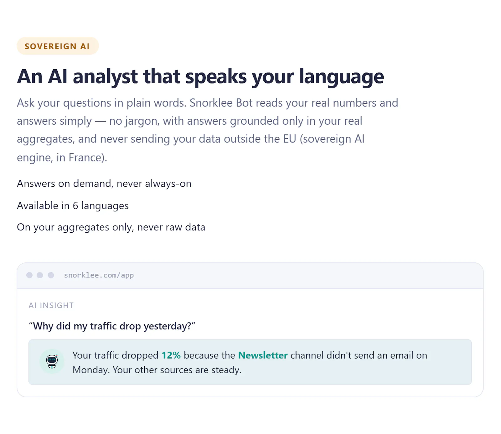Snorklee Analytics screenshot 7