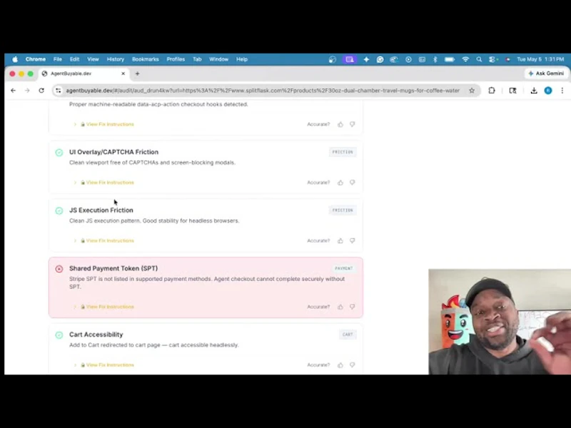 AgentBuyable.dev screenshot 1 (video preview)