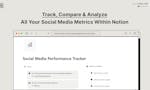 Social Media Performance Tracker image