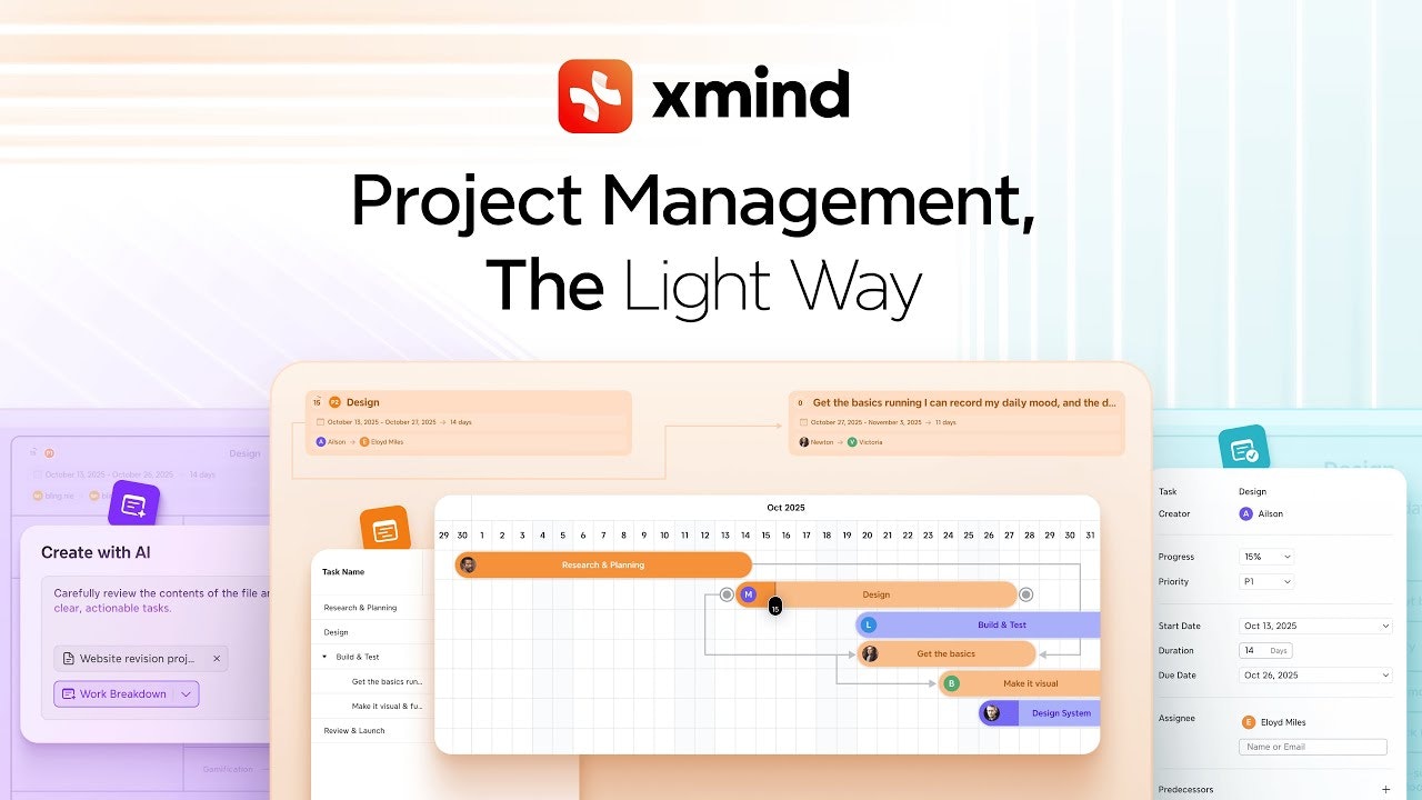 Project Management by Xmind gallery image