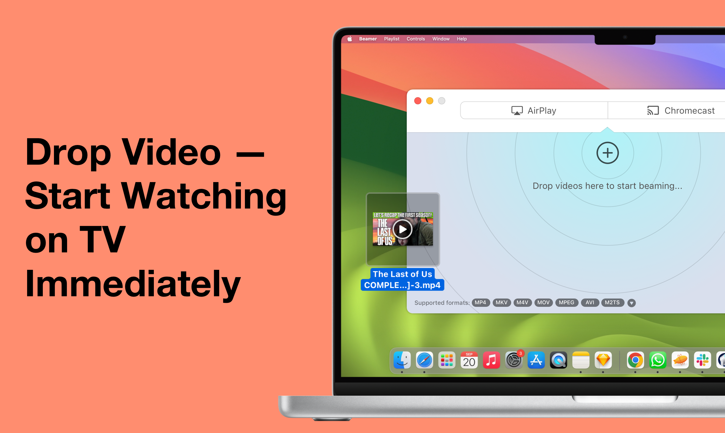 Beamer 4 - วิธีที่ดีกว่าในการสตรีมภาพยนตร์ใด ๆ จาก Mac ไปยัง Apple TV media 5