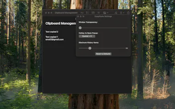 Rclipboard Manager, macOS solution gallery image