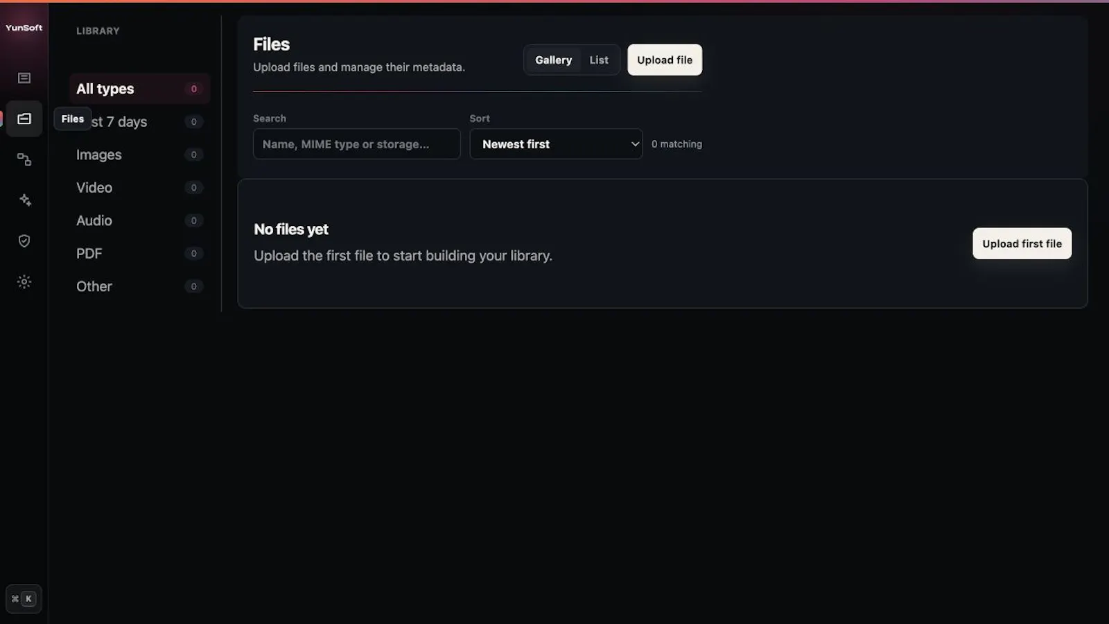 YunCMS screenshot 2