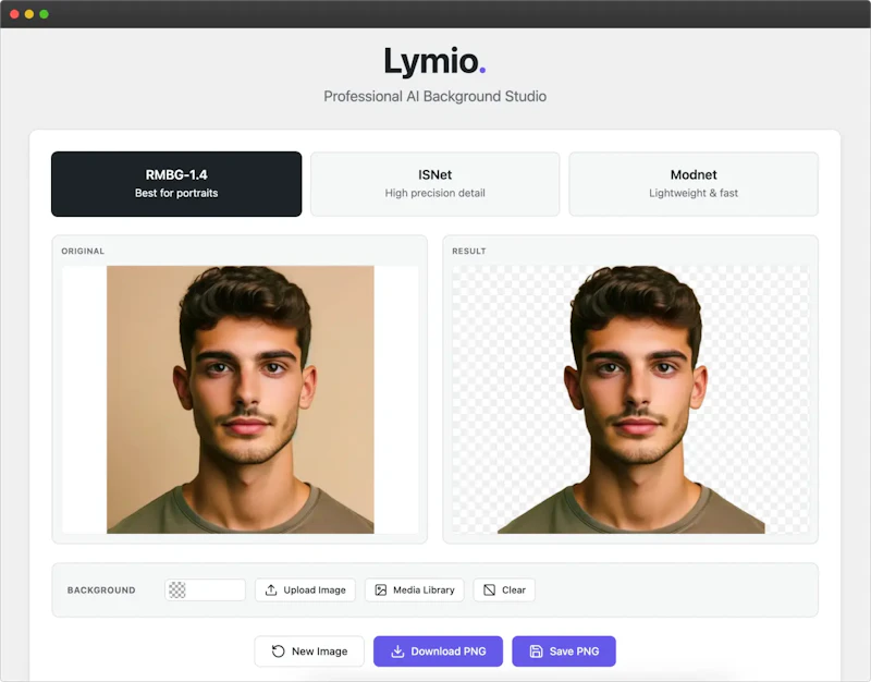 Lymio - AI Background Studio screenshot 1