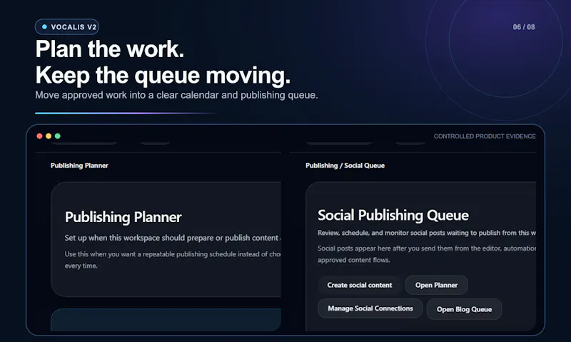 Vocalis V2: Connected Content Workflow screenshot 7