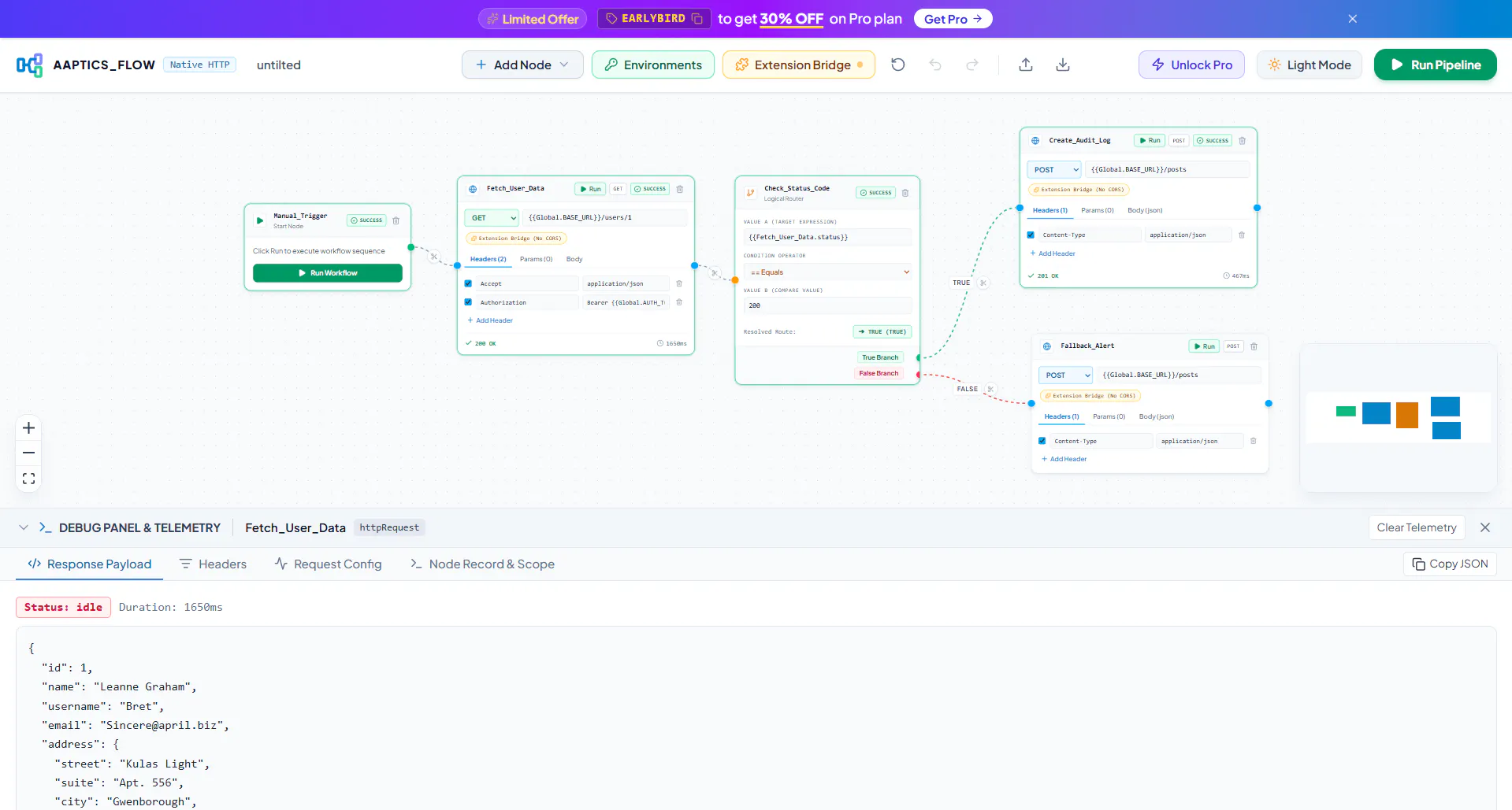 Aaptics_Flow screenshot