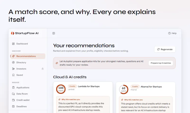 StartupFlow AI screenshot 4