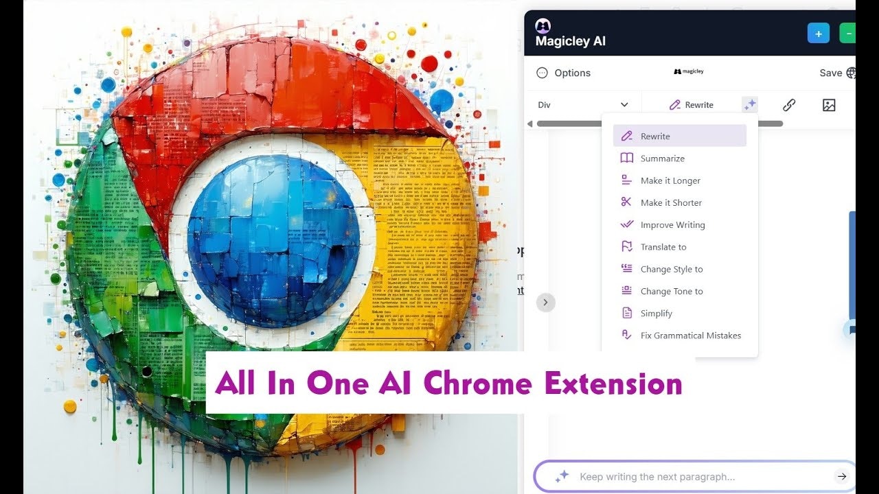 Magicley-AI Powerhouse Sidebar Extension gallery image