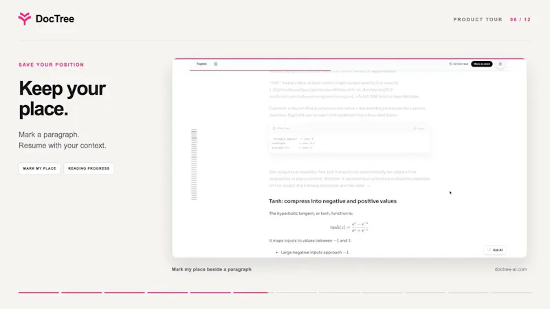 DocTree screenshot 1 (video preview)