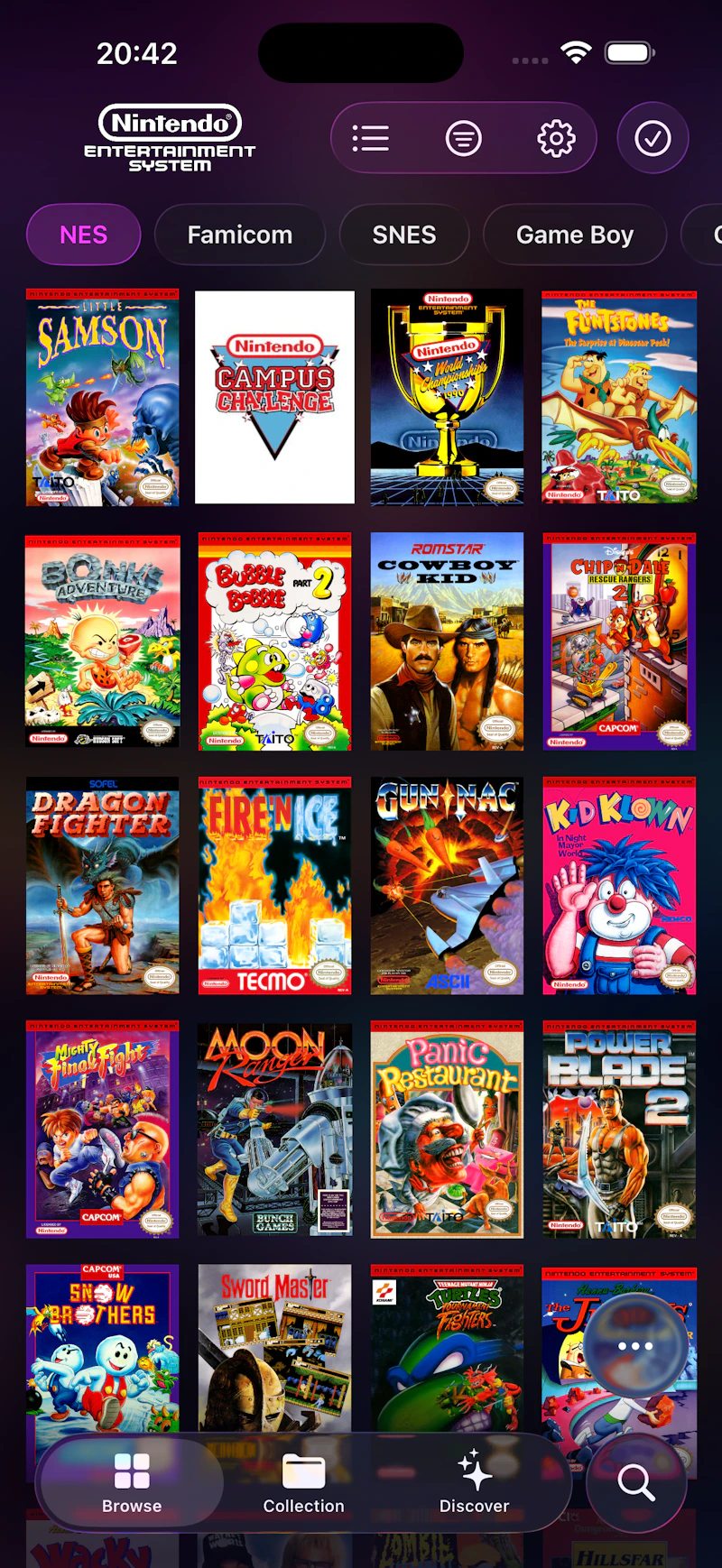 Retrodex screenshot 2