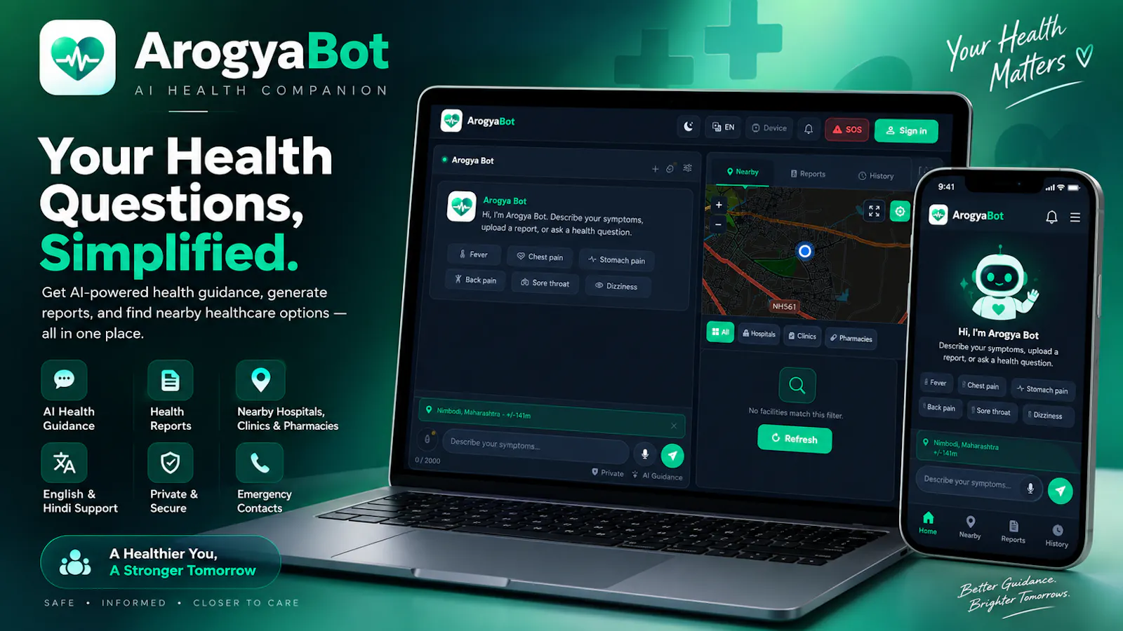 ArogyaBot screenshot 1