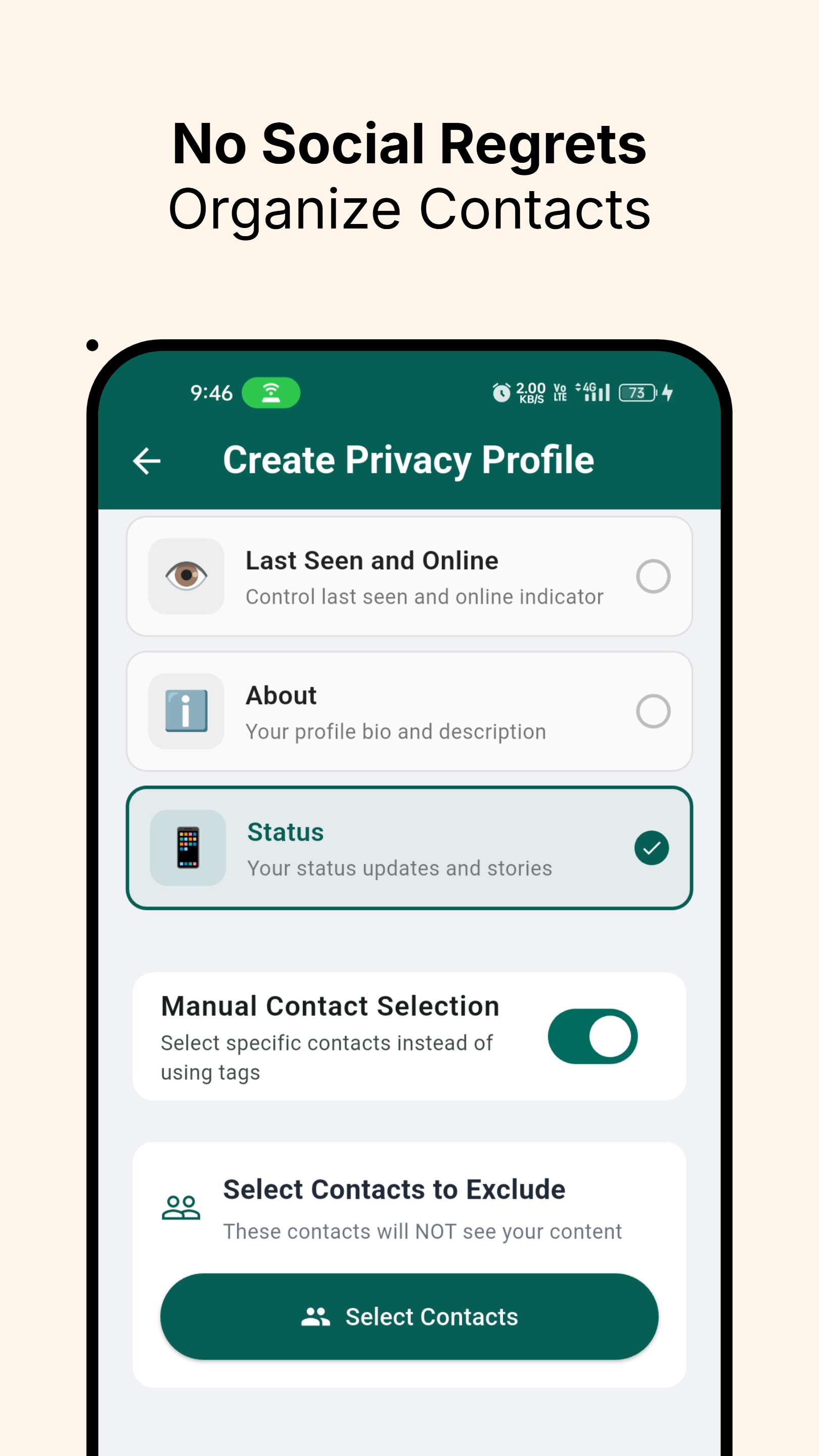 WhatsPrivcy - Screenshot 3 showing product features and functionality