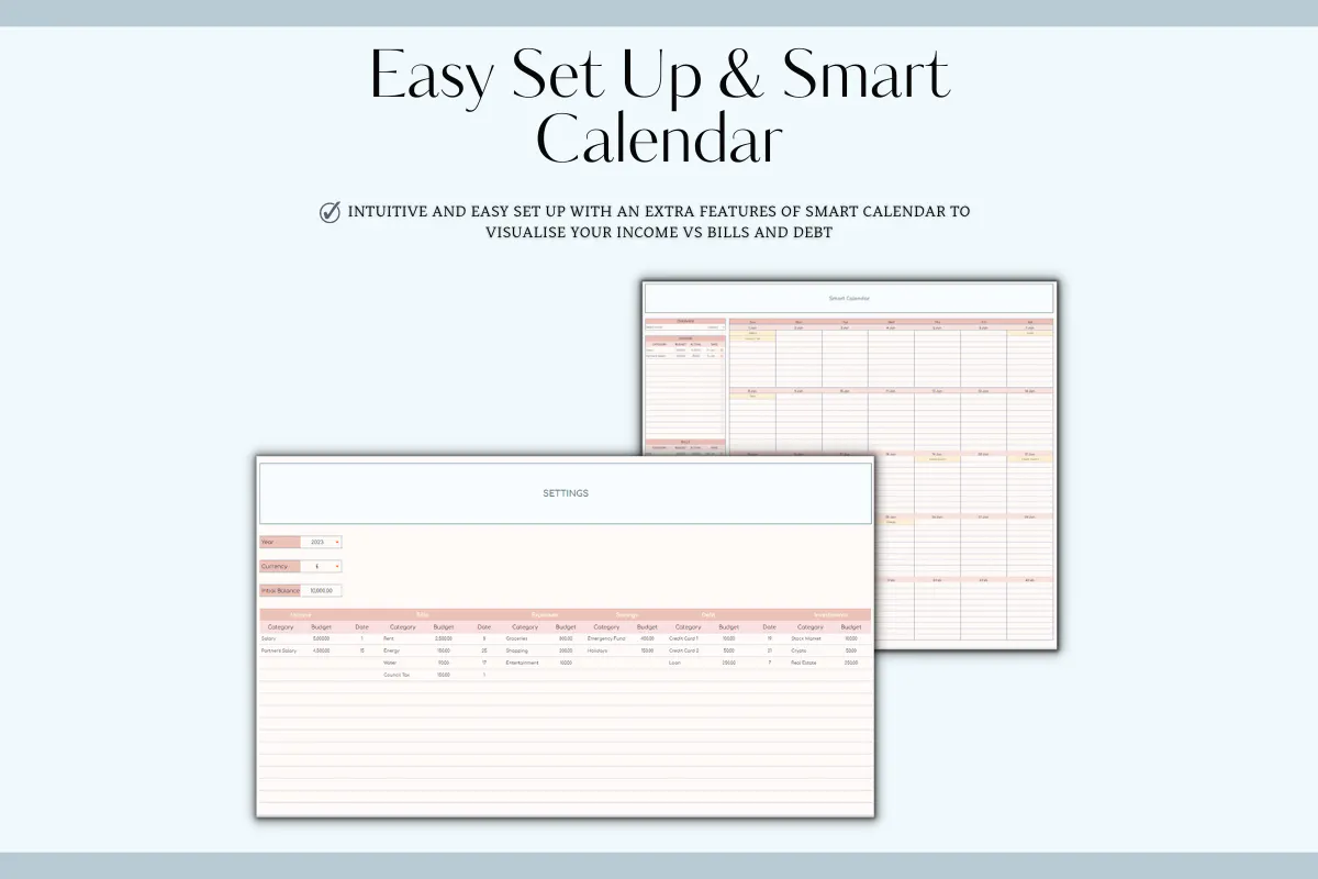 Annual Budget Spreadsheet Template gallery image