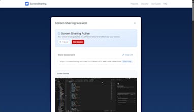 Screen Sharing via Browser gallery image