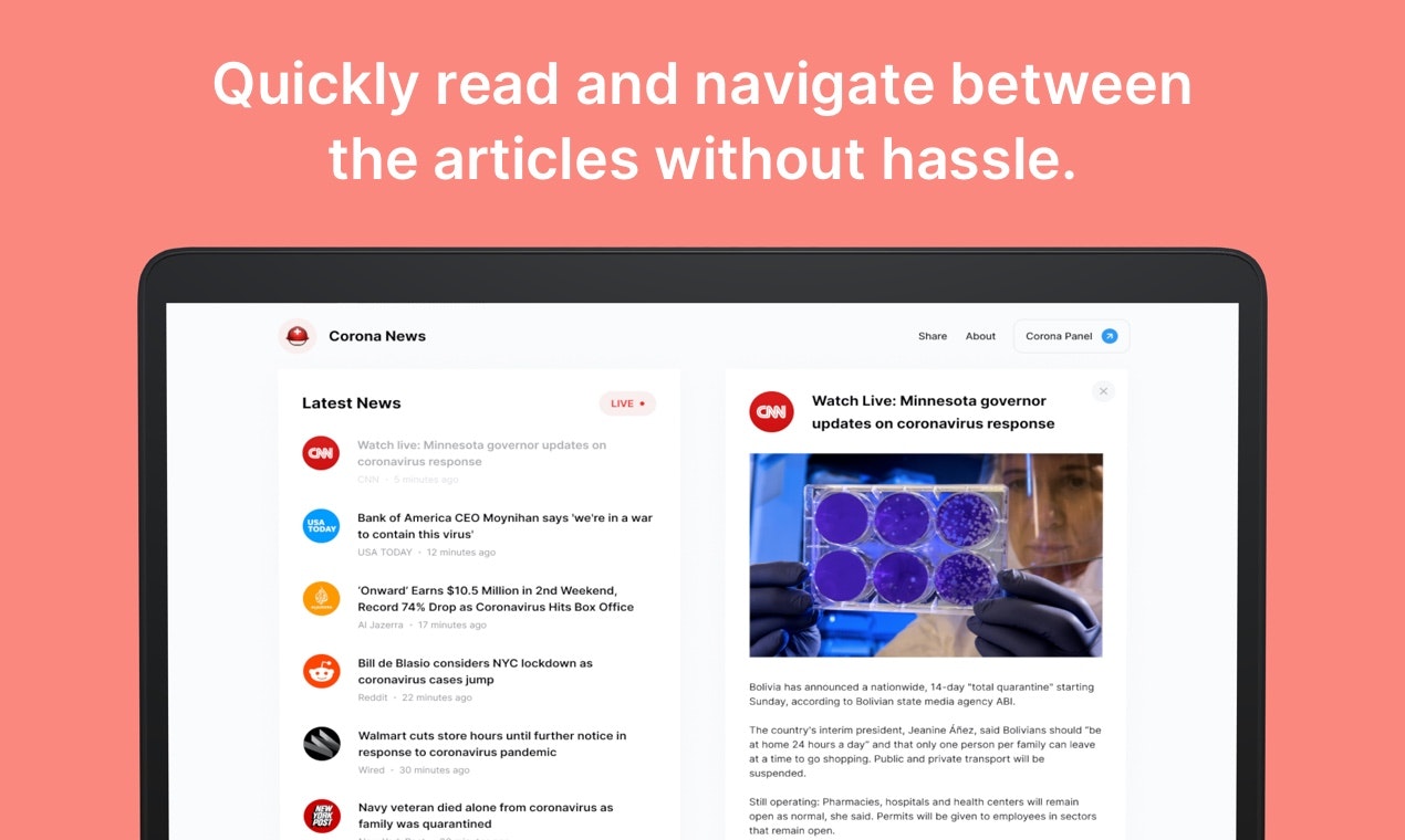 Corona Reader by Panda gallery image